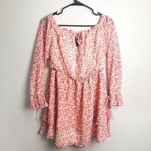 Polly & Esther Rose Print Cottagecore Dress